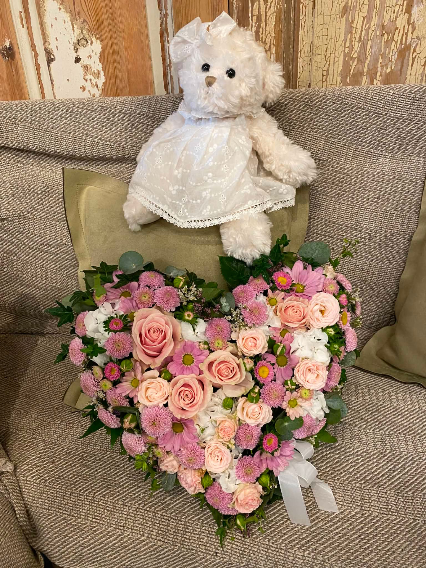 HJÄRTA I ROSA TONER