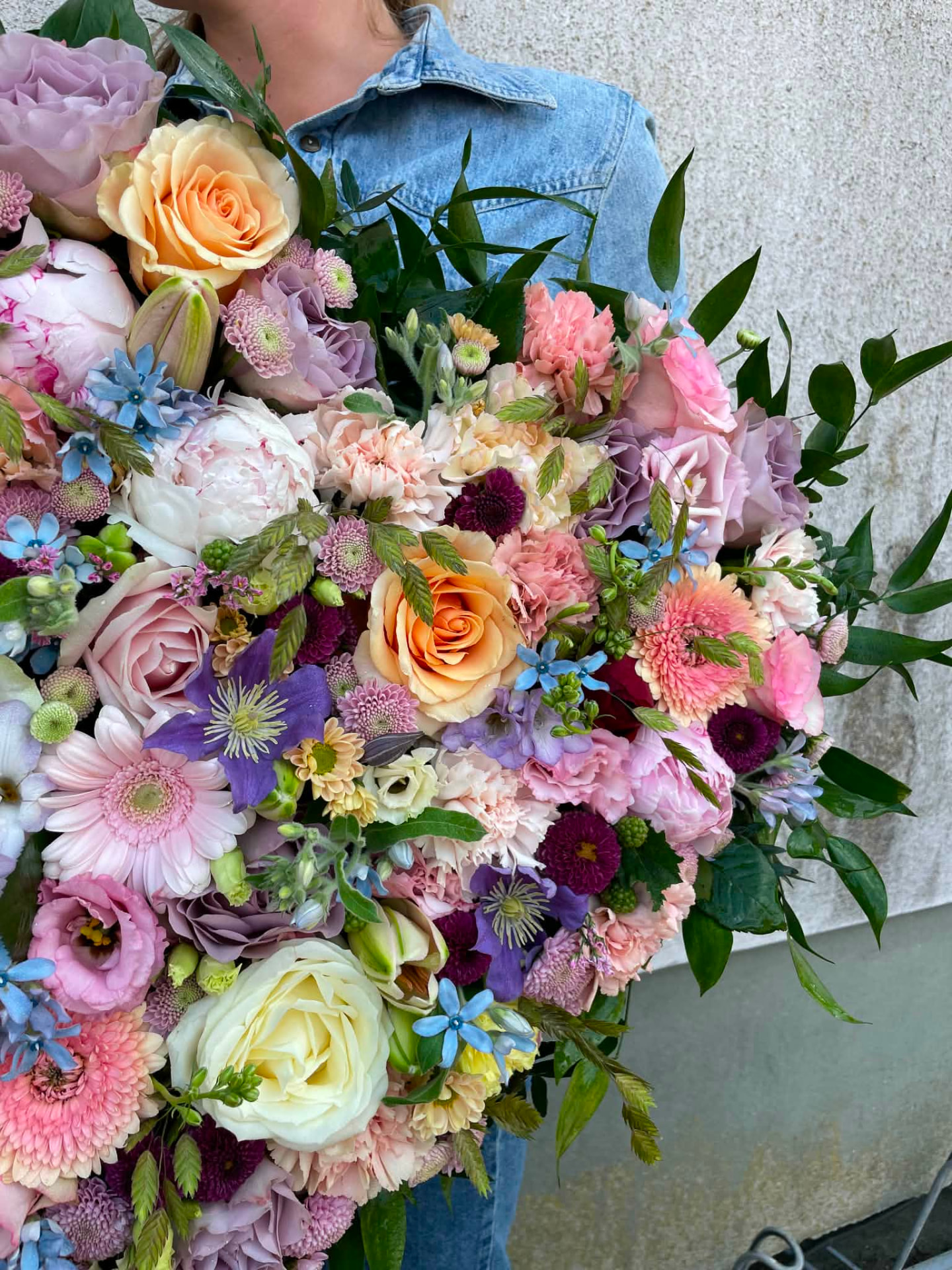 HJÄRTA MED MIXADE BLOMMOR